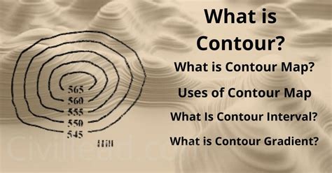 contour   contour interval complete guide civil lead