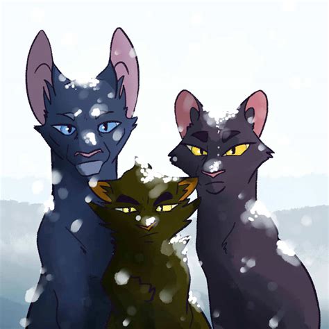 tennelles warrior cats character designs crowfeather nightcloud