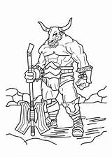 Coloring Mythical Pages Creatures Minotaur Creature Coloriage Percy Jackson Drawing Sheets Mythological Colouring Crossfit Kids Dessin Mi Mythologie Minotaure Coloriages sketch template