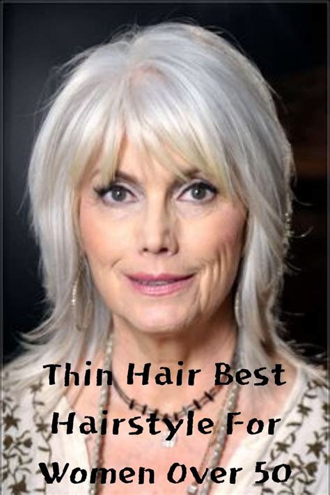 Thin Hair Best Hairstyle For Women Over 50 Fine Straight