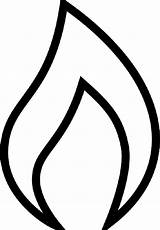 Fire Symbol Outline Clipart Advertisement sketch template