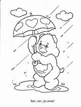 Coloring Care Bear Pages Rainy Bears Printable Kids Rain Sheets Drawing Print Baby Days Colouring Color Windy Cartoon Bestcoloringpagesforkids Preschool sketch template