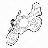 Motocicleta Outline Dibujosonline Categorias sketch template