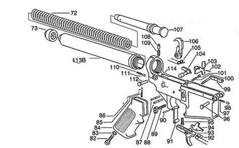 ar  parts  schematic guns pinterest guns ar  firearms