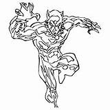 Avengers Coloring Pages Panther Toddler Wonderful Widow Print sketch template