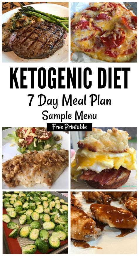 Grab This Printable 7 Day Keto Sample Menu Plan Ketogenic Meal Plan