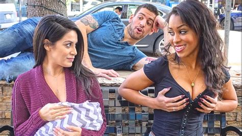 hot girls vs breast feeding mom in public see how people react youtube