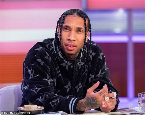 kylie jenner s ex tyga shuts down talk of the star in awkward gmb interview daily mail online