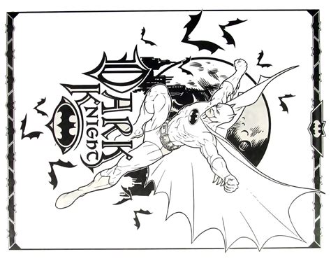 batman  dark knight coloring book page printable batman  dark