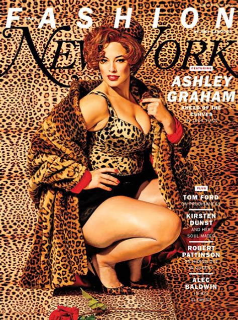 ashley graham flashes extreme cleavage in racy leopard print look for smouldering shoot