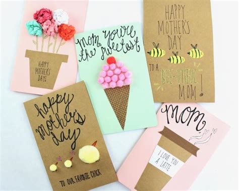 diy mothers day card ideas  minute mothers day gift mothers