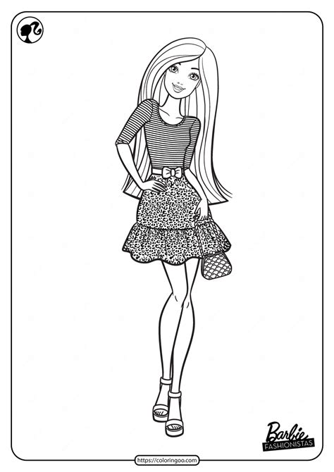 barbie fashion coloring books coloring pages