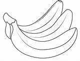 Banana Bananas Pisang Mewarnai Buah Sketsa Coloringtop Entitlementtrap Handyman Itam Coloringhome Latihan Anak Designlooter Clipground Doghousemusic sketch template