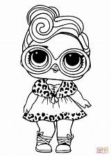 Coloring Lol Pages Surprise Doll Dollface Printable Drawing sketch template