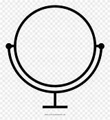 Mirror Coloring Clipart Circle Pinclipart sketch template