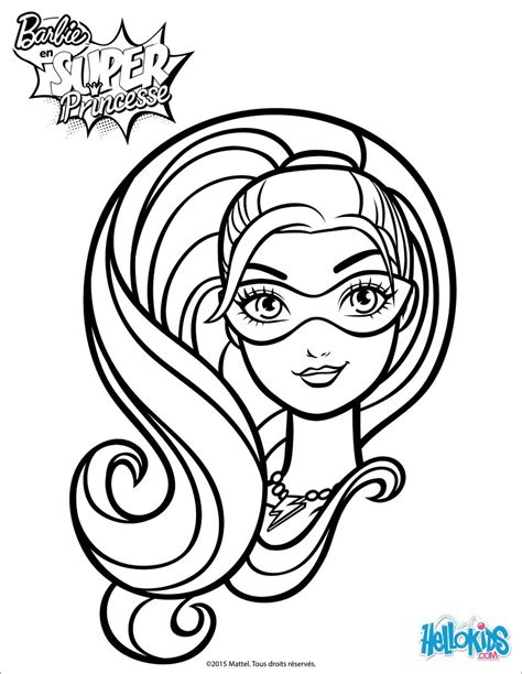 barbie face coloring pages  getdrawings