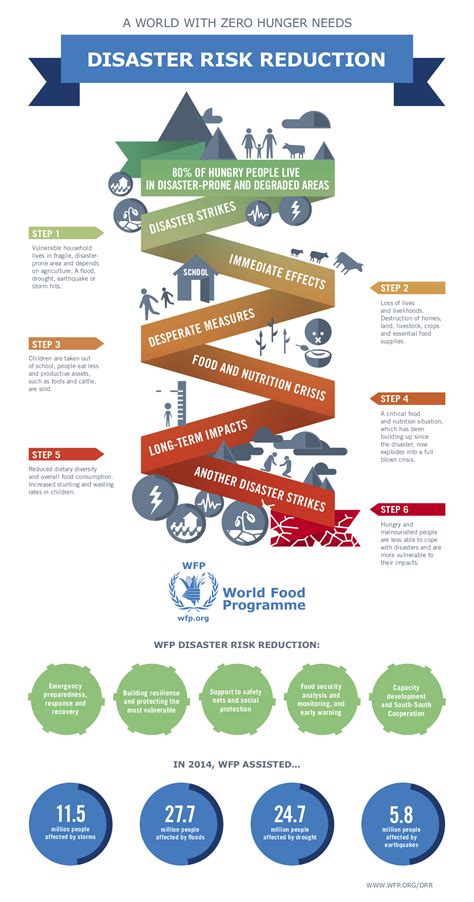 infographic  disaster risk reduction world food program usa