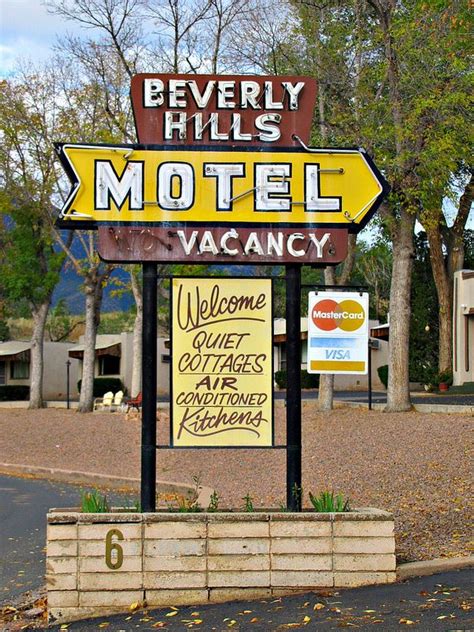 Beverly Hills Motel Old Neon Signs Vintage Neon Signs Old Signs