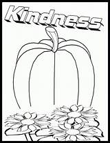 Kindness Coloring Pages Showing Acts Printable Kids Sheets Color Colouring Pumpkin Choose Spirit Fruit Children Getcolorings Gems Popular Getdrawings Board sketch template