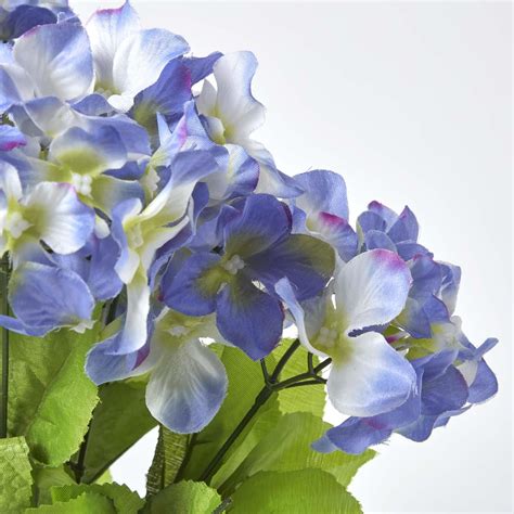 artificial hydrangea plant silk fake flowers large home office wedding