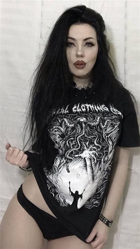 pin by chris peoples on gothic women black metal girl goth girls