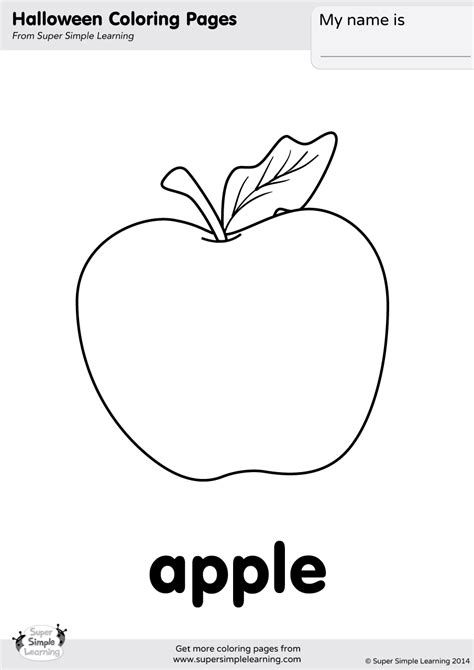simple apple coloring pages coloring pages