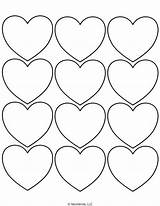 Heart Printable Template Small Templates Hearts Outline Coloring Print Pages Shapes Outlines Medium Shape Large Valentine Cut Imprimir Para Corazones sketch template