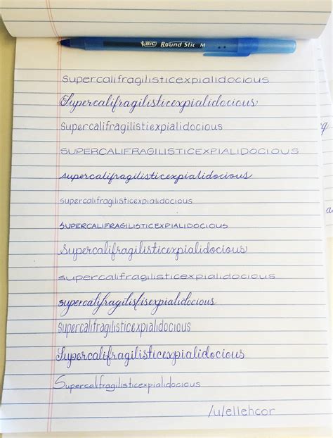 testing   penmanship styles penmanshipporn