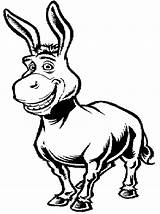 Magar Colorat Donkey Desene Planse Animale Domestice Magari sketch template