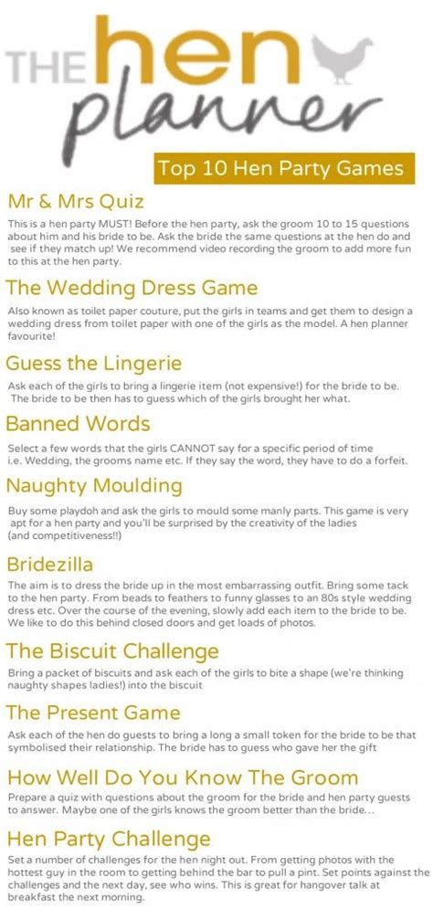 free printable hen party games the 25 best hens night games ideas on