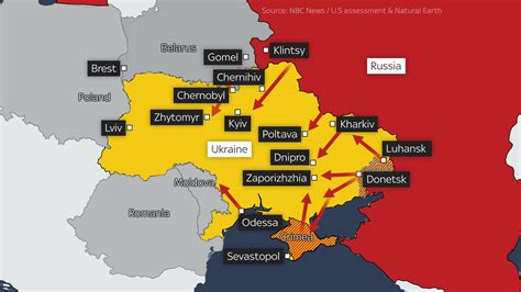 russia s invasion plan could see military take nine routes into ukraine