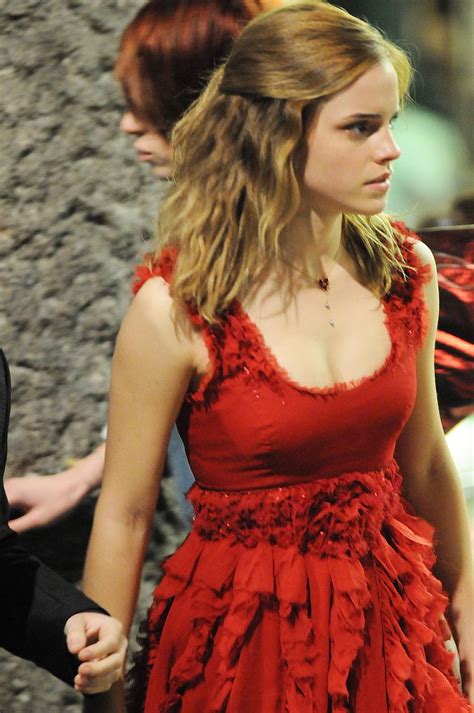 More Of The Red Dress From Deathly Hallows Emmawatson