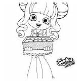 Shoppies Shopkins Coloring Pages Macy Macaron Printable Dolls Tagged Posted Girls sketch template