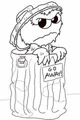 Oscar Coloring Grouch Pages Grumpy Street Sesame Print Drawing Printable Christmas Template Supercoloring Getdrawings Coloringhome Comments sketch template