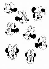 Minnie Mouse Coloring Pages Face Mickey Printable Faces Disney Color Clipart Bestcoloringpagesforkids Logo Kids Print Vector Clip Cartoon Cliparts Sheets sketch template