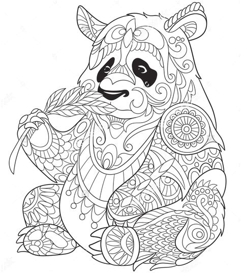 panda bear drawing  getdrawings