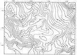 Contour Lines Map Drawing Mapping Terrain Contours Maps Elevation General Depth Area Do Intervals Drawn Illustrating Altitude sketch template