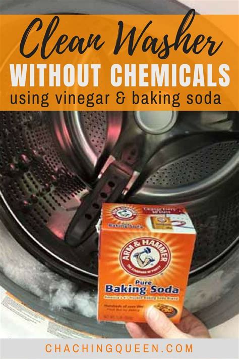 guide    clean washing machine  vinegar  baking soda