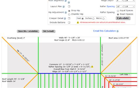 hip roof framing calculator  websites