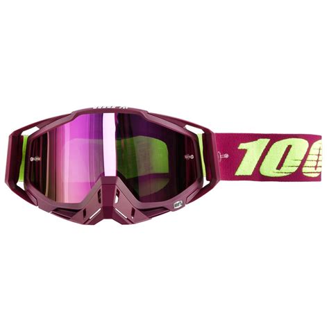 goggle racecraft klepto anti fog mirror pink maciag offroad