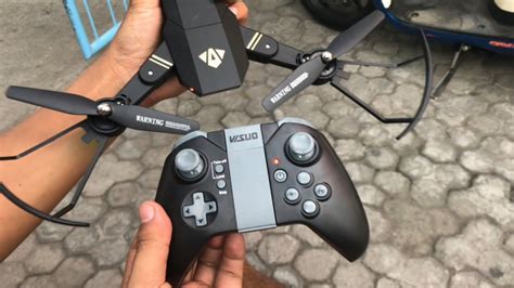menerbangkan drone visuo xshw pertama kalinya youtube