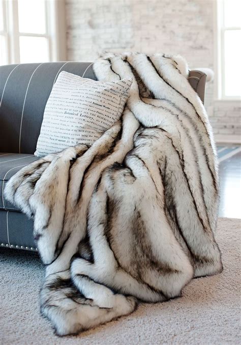 luxurious throws  pillows images  pinterest bedrooms faux fur throw  fluffy