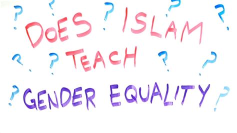 Is Islam Against Gender Equality Youtube