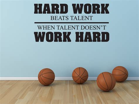 hard work beats talent  talent doesnt work hard vinyl