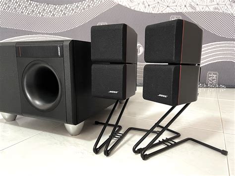 bose acoustimass  series ii speaker system  stands cables audio soundbars speakers