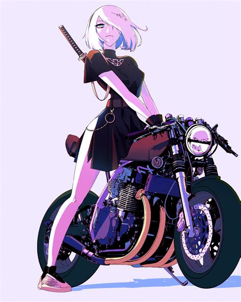 vinne on twitter anime motorcycle anime anime artwork
