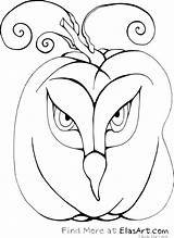 Owl Pumpkin Coloring Halloween Pages Whimsical Ela Course Come Source Check Fun sketch template