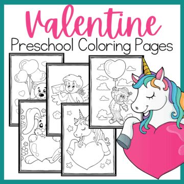printable valentines coloring pages  preschool