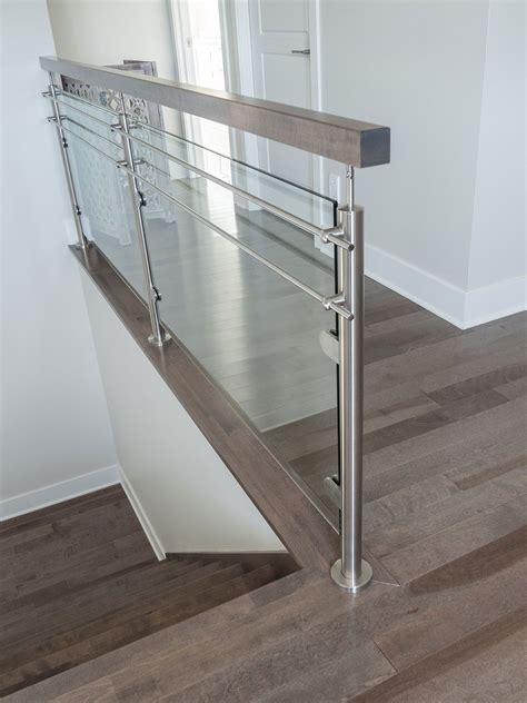 escalier sur mesure custome  staircase stairs staircase wood glass stainless