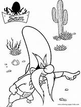 Yosemite Sam Cartoon Coloring Pages Printable Color Character Kids Sheets Characters Cartoons Gif Found sketch template